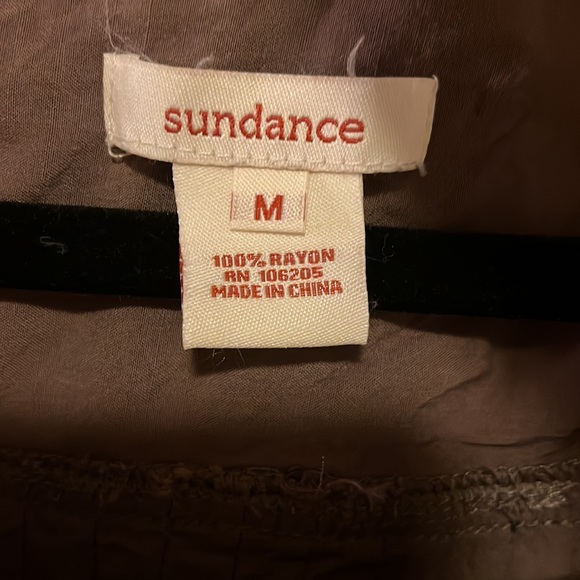 SUNDANCE: Brown Embroidered Tunic M - Picture 3 of 9
